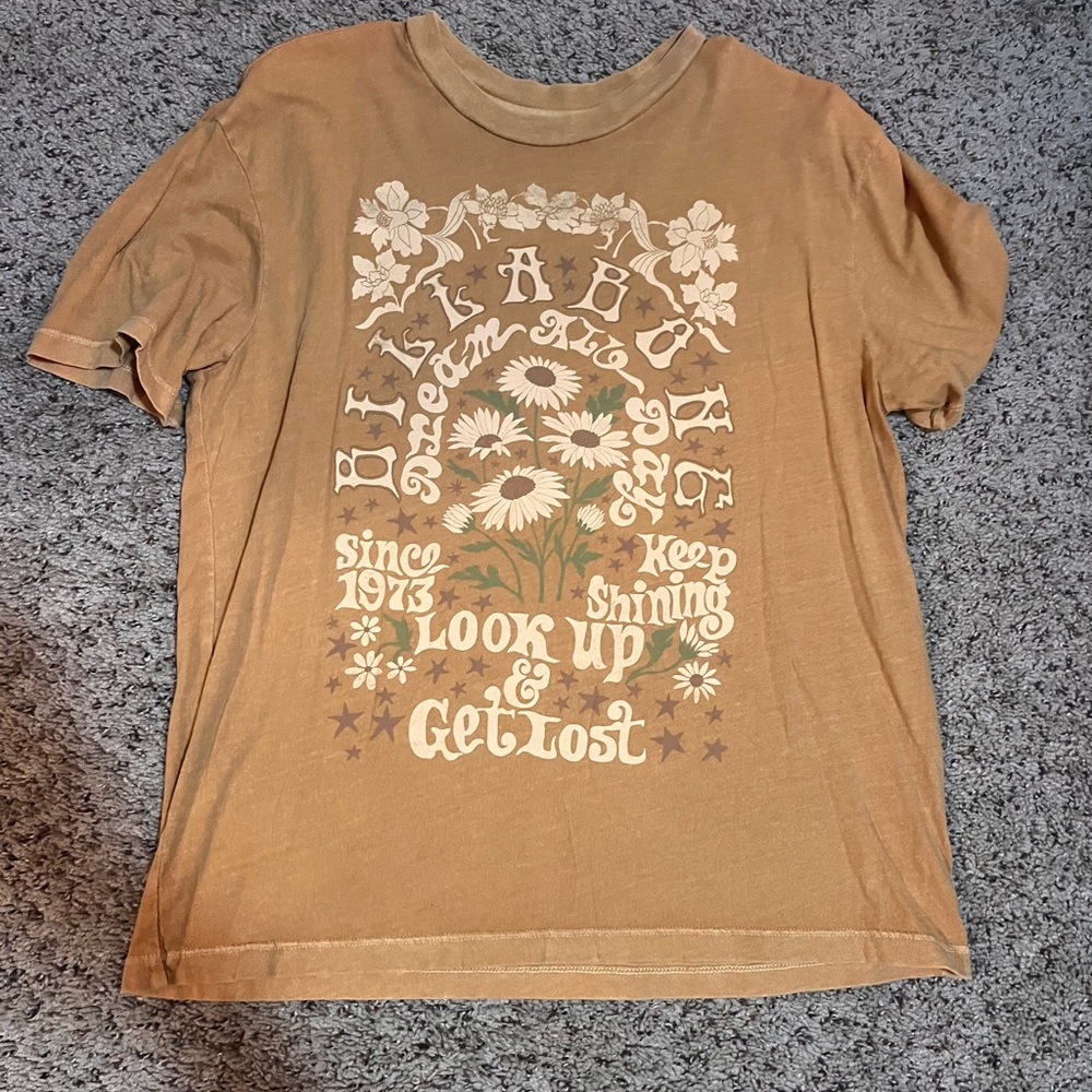 Billabong Yellow/Orange Graphic Tee